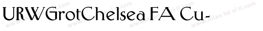 URWGrotChelsea FA Cu字体转换